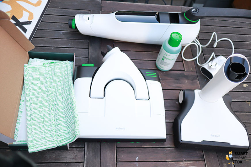 Das Zubehör des Besserwischersets